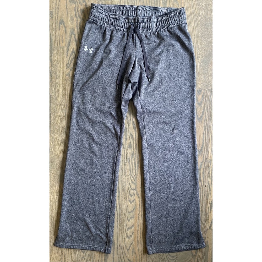 Under Armour Semi-Fitted Athletic Pants Joggers Women Size Medium Gray